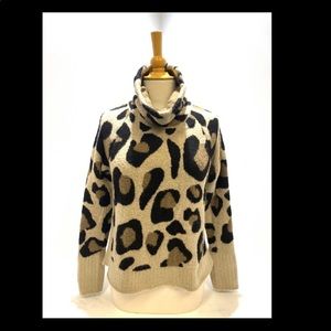 Authentic Rag Supply animal print sweater.
